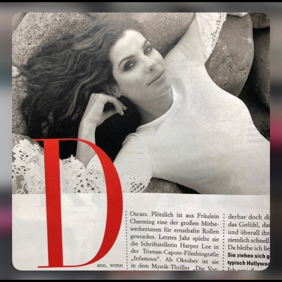 German 🇩🇪 Glamour Magazine 2007 Sandra Bullock - Picture 3 of 3